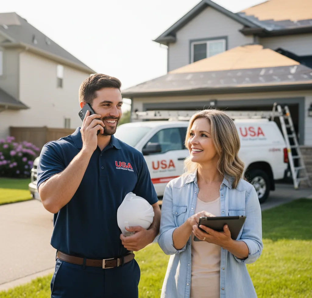 USA Roof Repair Experts customer support in Weston